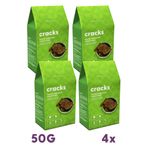 slimplus Tohum Kraker Zeytin Biberiyeli Cracks – Glutensiz Vegan Katkısız (4 x 50G)