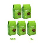slimplus Tohum Kraker Zeytin Biberiyeli Cracks – Glutensiz Vegan Katkısız (5 x 50G)