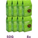 Slimplus Tohum Kraker Zeytin Biberiyeli Cracks – Glutensiz Vegan Katkısız (8 x 50G) - 400 gr