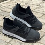 Slip Kullanım Tam Ortopedik Bay Bayan Çocuk Streçli Spor Ayakkabı - 001-Gri