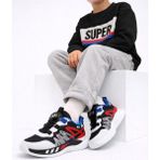 Slipcat Erkek Boa Bağcıklı Mekanik Sıklamı Sistemli Sneaker Hafif Taban Spor Ayakkabı - Kırmızı