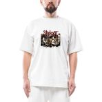 Slipknot All Hope Is Gope Oversize Beyaz Tişört - M