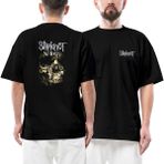 Slipknot Evil Ön Arka Baskılı Siyah Oversize Tişört