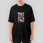 Slipknot Head Oversize Siyah Tişört