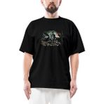 Slipknot Joey Jordison Bateri Oversize Siyah Tişört - M