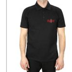 Slipknot Logo Polo Yaka Siyah Tişört - M
