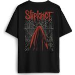 Slipknot Metal Müzik Rock Music Sırt Ön Baskılı Oversize Tişört Unisex T-Shirt