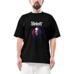Slipknot Mick Thomson Face Oversize Siyah Tişört - XL