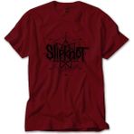 Slipknot Pentagram Kırmızı Tişört - XS