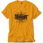 Slipknot Pentagram Sarı Tişört Liyada - XS