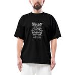 Slipknot Wreath Oversize Siyah Tişört