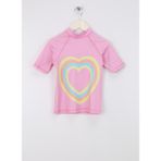 Slipstop Baskılı Açık Pembe Kız Çocuk T-Shirt ST2412000007 - 4 - 5 Yaş