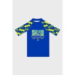 Slipstop Batforce Baskılı Uv Korumalı Mayo T Shirt Erkek Çocuk T Shirt ST2632010001 - Lacivert - 8 - 9 Yaş