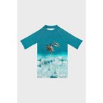 SLIPSTOP Caretta UV Korumalı Kısa Kollu Mayo T Shirt Erkek Çocuk T SHİRT ST2632000005