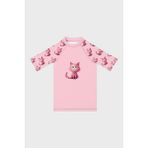 Slipstop Kiki Baskılı Uv Korumalı Kısa Kollu Mayo T Shirt Kız Çocuk T Shirt ST2612000002 - Pembe - 4 - 5 Yaş
