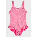 Slipstop Serpina Fuchsia Junior Baskılı Kalın Askılı Hızlı Kuruyan UV Korumalı Kız Çocuk Mayo SM2614000702 FUŞYA