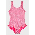 Slipstop Serpina Fuchsia Junior Baskılı Kalın Askılı Hızlı Kuruyan Uv Korumalı Mayo Kız Çocuk Mayo SM2614000702 - Fuşya - 2 - 3 Yaş