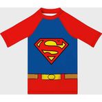 Slipstop Supreme Baskılı Uv Korumalı Kısa Kollu Mayo Erkek Çocuk T Shirt ST2532020001 MAVİ-KIRMIZI
