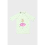 Slipstop Tango Desenli Kolay Kuruyan Uv Korumalı T Shirt Kız Çocuk T Shirt ST2512000003 - 8 - 9 Yaş - Mint