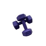 Slipt 1 Kg X 2 Adet Plastik Dambıl Seti CKS-137 (Mor)