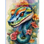 Slither into Serenity: A Relaxing Snake Coloring Book for All Ages: Unleash Your Creativity and Destress with Beautiful Snake Designs