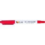 slm asetat kalemi (cd-dvd kalemi) kırmızı s uç (12 li paket) - 0