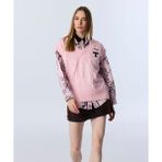 Slogan Nakışlı Patch'li Süveter TW6250050275033 - Pembe