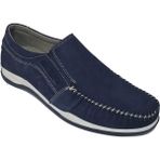 Slope Bağsız Marin Model Hakiki Deri Erkek Günlük Casual Ayakkabı 3015004 - Lacivert