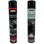 Slopes W06 Shine Plus Torpido Parlatıcı Sprey Ve Slopes W01 Active Cleaner Foam Çok Amaçlı Temizleme Köpüğü 500ml.