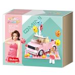 Sluban Mini Handcraft Party Car Pembe Oyun Seti