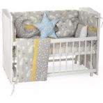 Sluupy Gri Figürlü 60x120 cm 10 Parça Bebek Uyku Seti