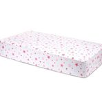 Sluupy Pink Star Fitted 70x110 cm Bebek Çarşafı