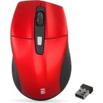 SM-861 USB Kırmızı 800/1200/1600DPI Süper Sessiz Kablosuz Mouse - Renkli