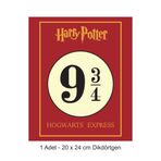 Sm Love Harry Potter 9 3/4 Büyük Boy Yenilebilir Pasta Süsü Kurabiye Cupcake Şeker Hamuru Kağıt Baskı