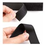 Sm Natural Toptanhobi.com 2.5 cm Cırt Bant Siyah Renk 3 mt