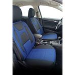 SM OTO KILIF Marka By Camera Hafif Ticari Serisi Jakar Kumaş Oto Koltuk Kılıfı Tam Set (Berlıngo-Caddy-Connect-Courıer-Doblo-Dokker-Partner) - Mavi