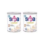 Sma Comfort 2 Biberon Maması 400 gr 6-12 Ay İçin Sütlü 2'li Avantaj Paketi