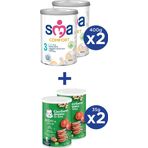SMA COMFORT 3 1-3 yaş Devam Sütü 2x400g + GERBER ORGANIC Buğday ve Yulaflı Atıştırmalık 2x35g