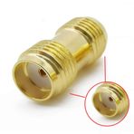 SMA Dişi to SMA Dişi Adaptör Soket Altın Kaplama Soket 0-6GHz RF Wi-Fi Anten FPV LoraRouter Modem Koaksiyel GPS GSM GPRS Helium