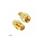 Sma Erkek To Sma Disi Adaptor Soket Altin Kaplama Soket 0-6Ghz Rf Wi-Fi Anten Fpv Lora Helium Prs