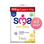 Sma Optipro 1 3x900 gr Devam Sütü