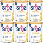 Sma Optipro 1 6x400 gr 0-6 Ay Bebek Devam Sütü