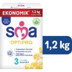 SMA Optipro 3 Toz Devam Sütü 1200 gr (2x600g) 1-3 Yaş İçin Sütlü Besin