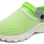 Smajong 9F9BXN6D Clogs Beyaz Yeşil Renk Örgülü Kauçuk Unisex Ev Terliği