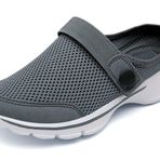 SMajong Çocuk terliği, nefes alan sandalet, yazlık bahçe ayakkabısı, ev ayakkabısı, kaymaz plaj sandaleti, kız ve erkek çocukları için 25 – 37 AB Gri Size: 31 EU