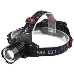 SMALL SUN Sm-T116A Şarjlı Kafa Lambası 50 Watt Profesyonel Kafa Feneri Tg Led Zoom Özellikli