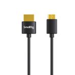 SMALLRIG 4K Video Cable 35cm Mini to Full Type-A Cord, High-Speed Supports 3D, 4K@60Hz, Ethernet, ARC for Camera, for HDTV, for PS5/4/3, and for Xbox, 35cm/1.15ft - 3040