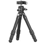 SmallRig Karbon Fiber Mini Masaüstü Tripod, 15,5 inç / 39,5 cm Kompakt Cep Masa Üstü Tripod Kiti 360° Top Başlı, Dahili QR Plaka, Kameralar, DSLR'ler, Lensler için 3 kg / 6,6 lb