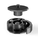 SMALLRIG Universal Quick Release Adapter for Mini Tripods and Gimbals, for DJI Ronin S/SC/RS 3/RS 3 Pro, for Zhiyun Weebill Lab/S, for Zhiyun Crane 2/Plus/3S, 1/4"-20 Male/Female Design - BSS2714