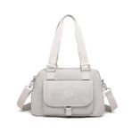 Smart Bags 1122 Buz Gri Krinkıl Kumaş Kadın Çantası